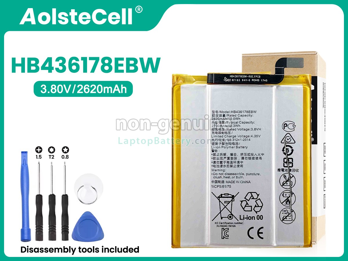 replacement Huawei HB436178EBW battery
