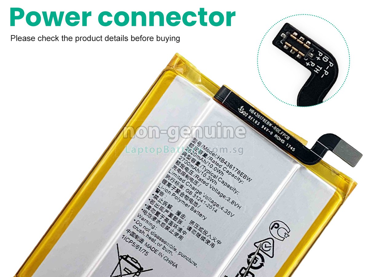 replacement Huawei HB436178EBW battery