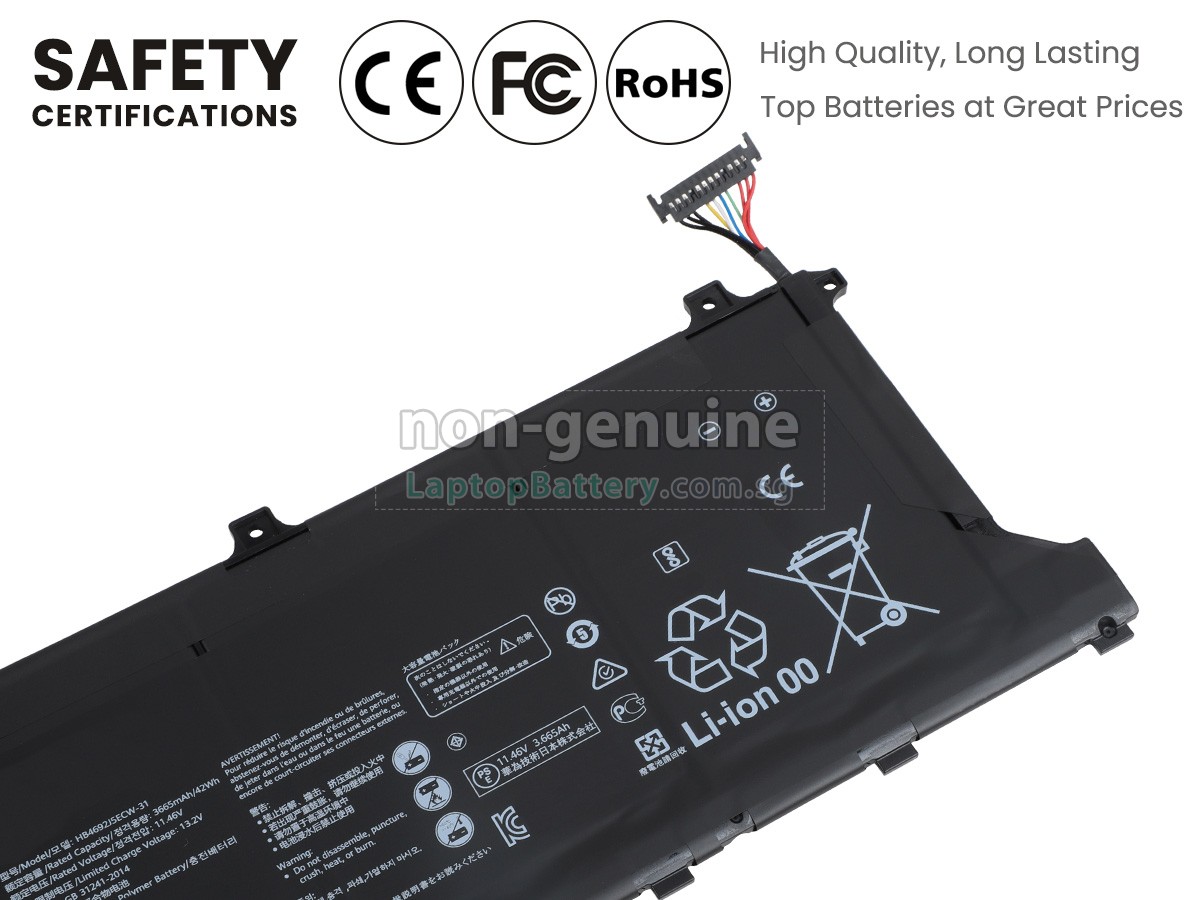 replacement Huawei MATEBOOK D15 (2020) battery