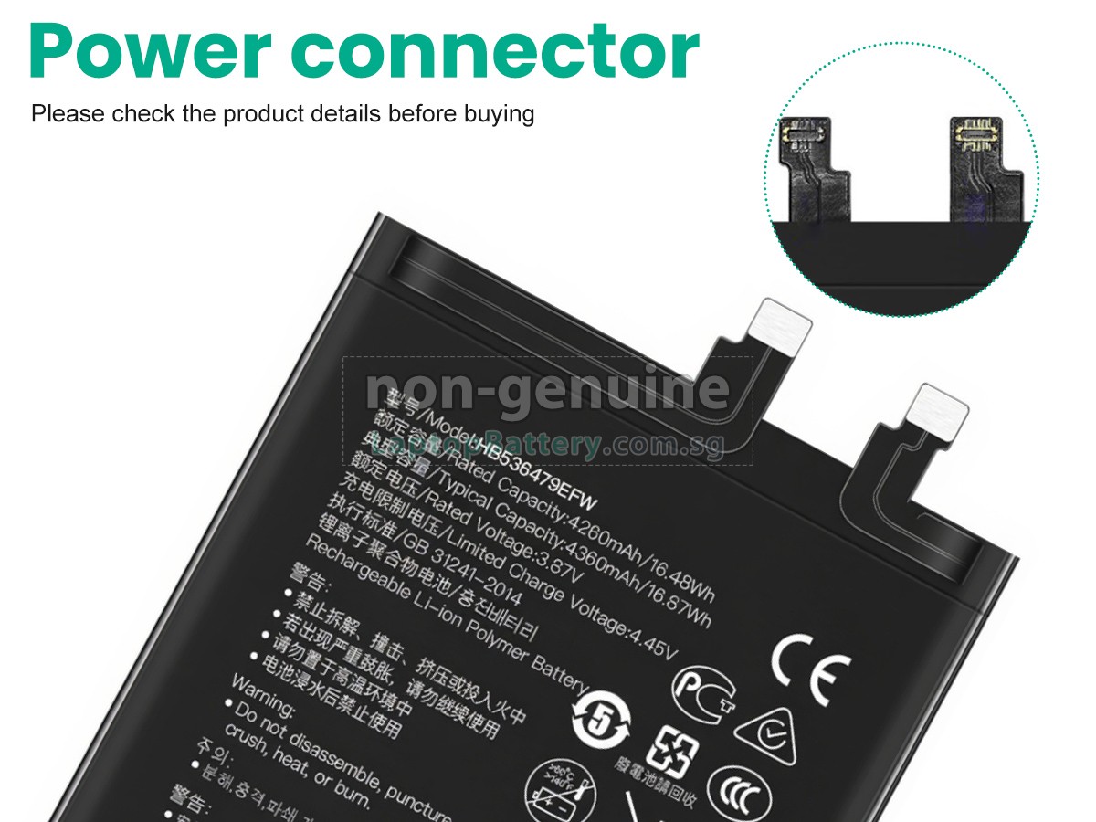 replacement Huawei P50 PRO battery