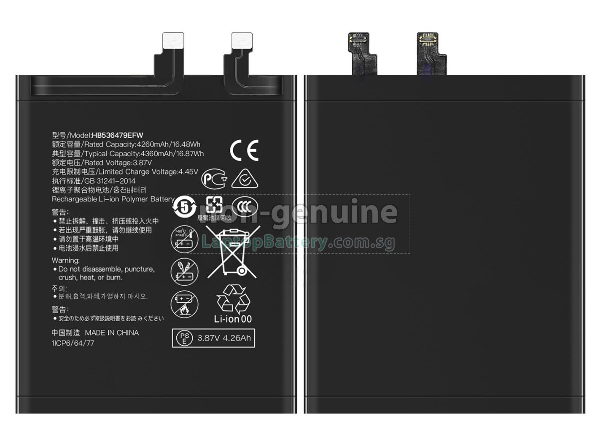 replacement Huawei P50 PRO battery