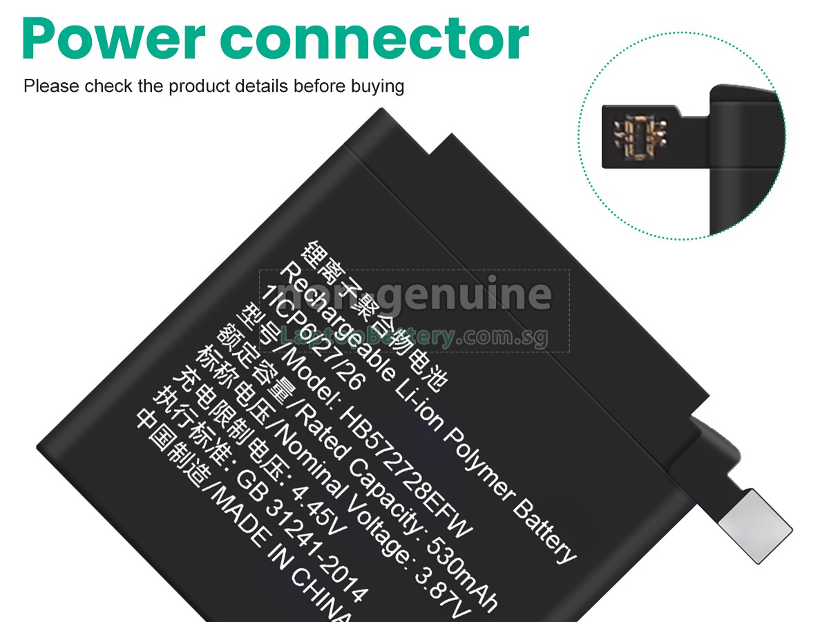 replacement Huawei WATCH 4 battery