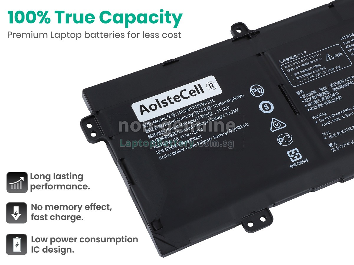 replacement Huawei HKD-W76 battery