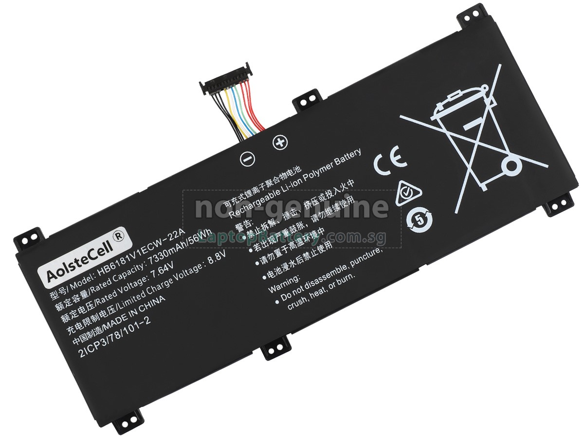 replacement Huawei HB6181V1ECW-22A battery