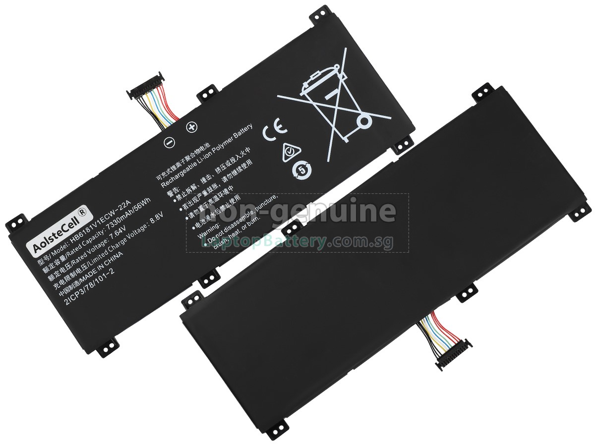 replacement Huawei HB6181V1ECW-22A battery