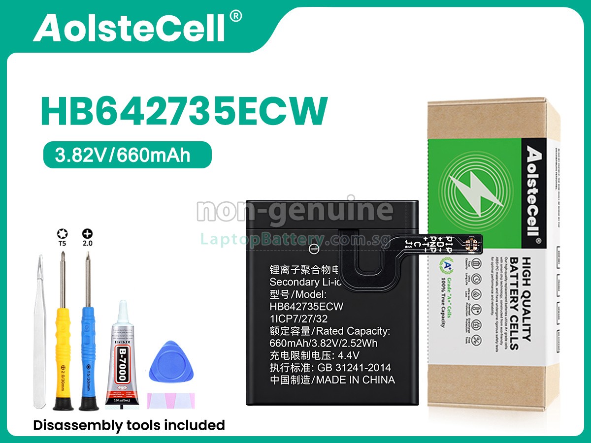 replacement Huawei HB642735ECW battery