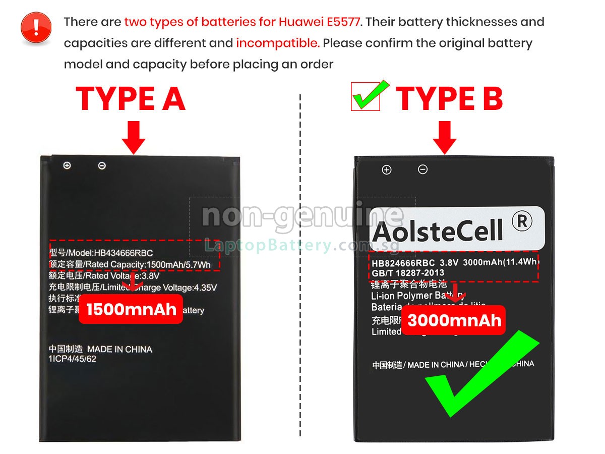 replacement Huawei E5577BS-937 battery