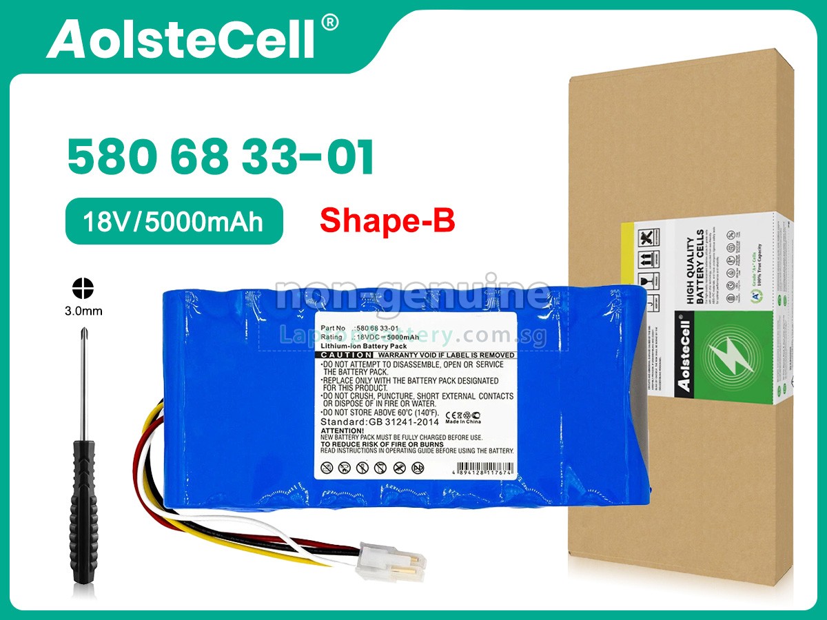 replacement Husqvarna 580 68 33-02 battery