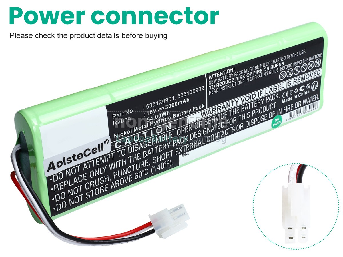 replacement Husqvarna GARDENA ROBOTIC R160 2013 battery