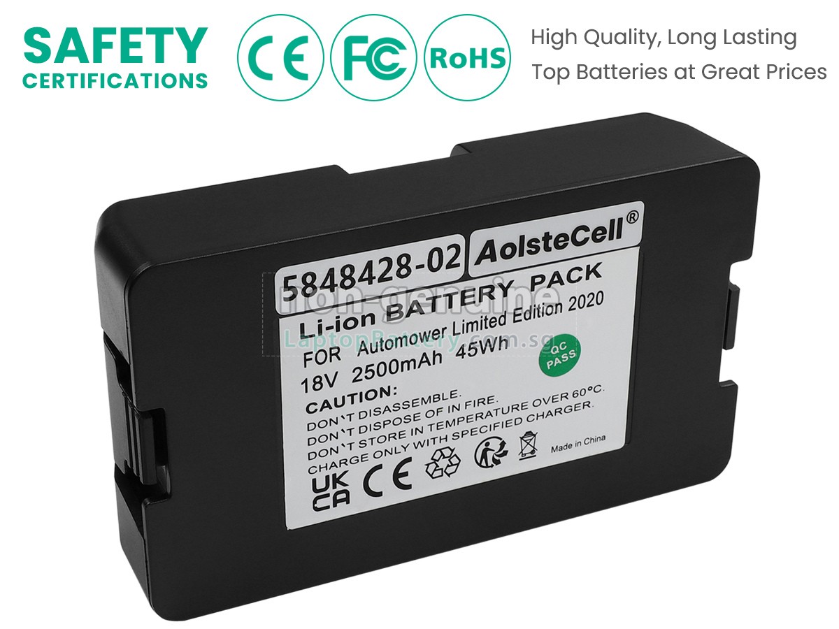 replacement Husqvarna AUTOMOWER 305 2020 battery