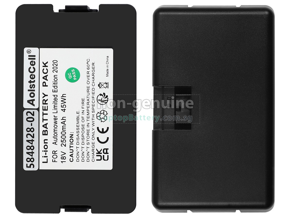 replacement Husqvarna 5902142-03 battery