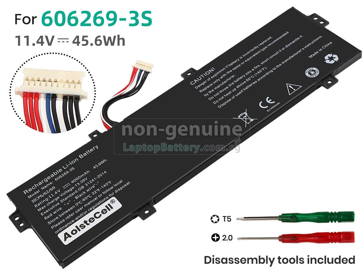 replacement Infinix 606269-3S battery