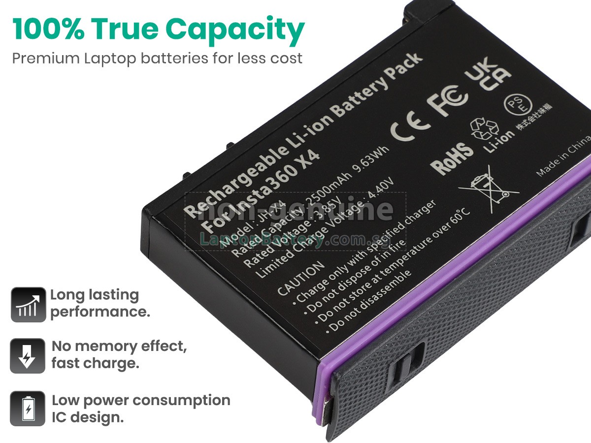 replacement Insta360 X4 battery