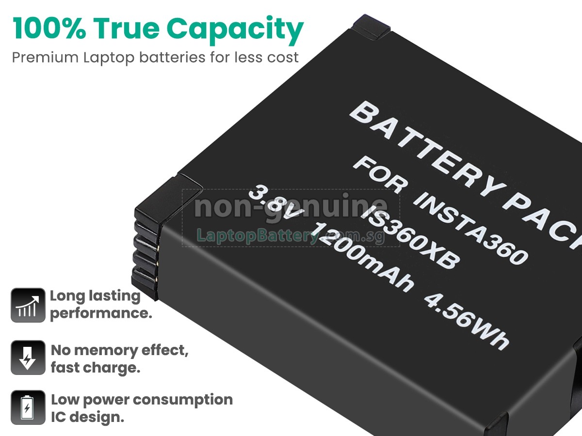 replacement Insta360 IS360XB battery