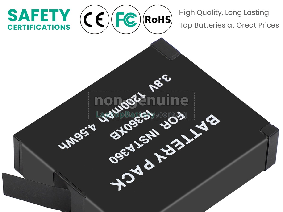 replacement Insta360 IS360XB battery