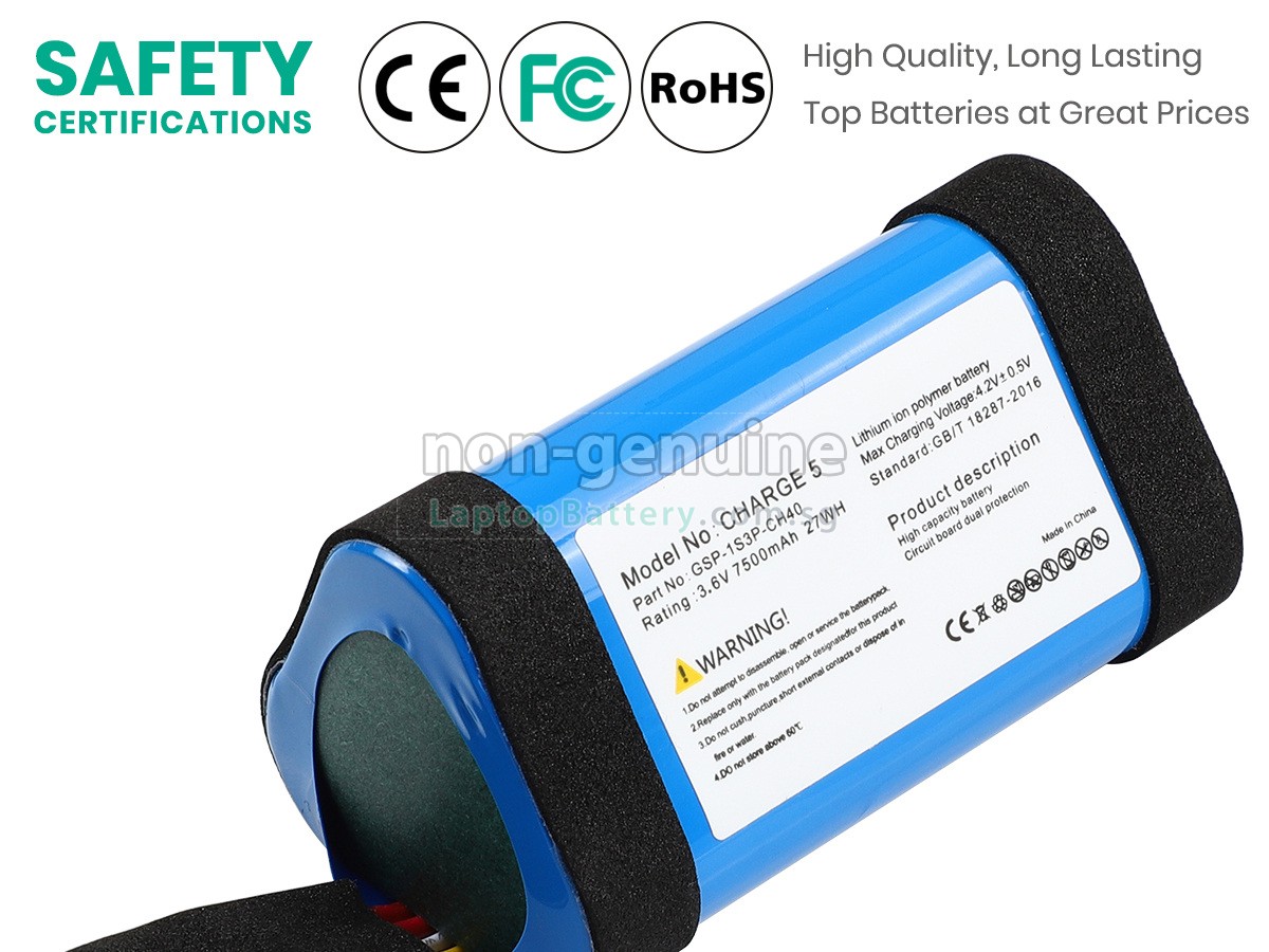 replacement JBL GSP-1S3P-CH4D battery