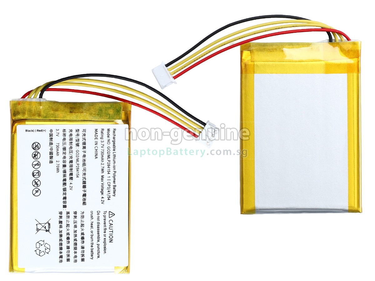 replacement JBL GO 2 battery