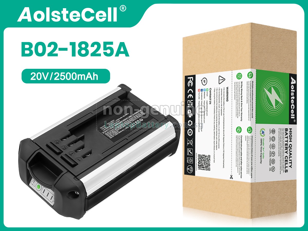 replacement JIMMY B02-1825A battery