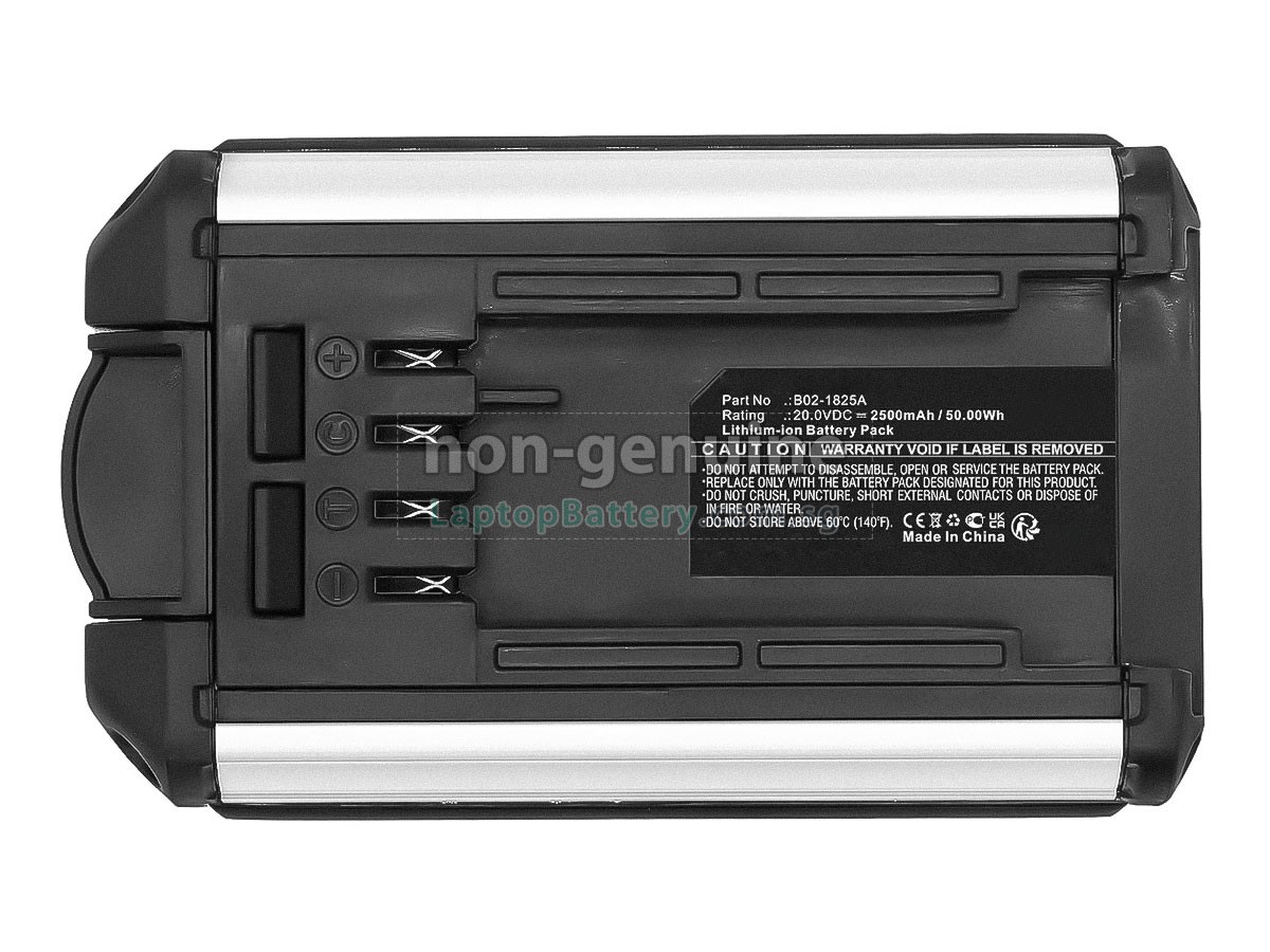 replacement JIMMY B02-1825A battery