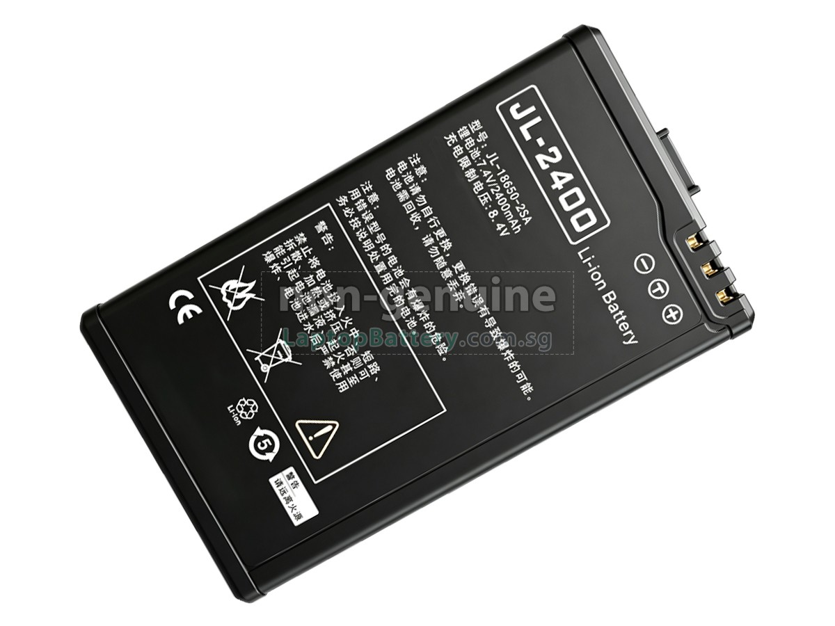 replacement JQTEK JL-18650-2SA battery