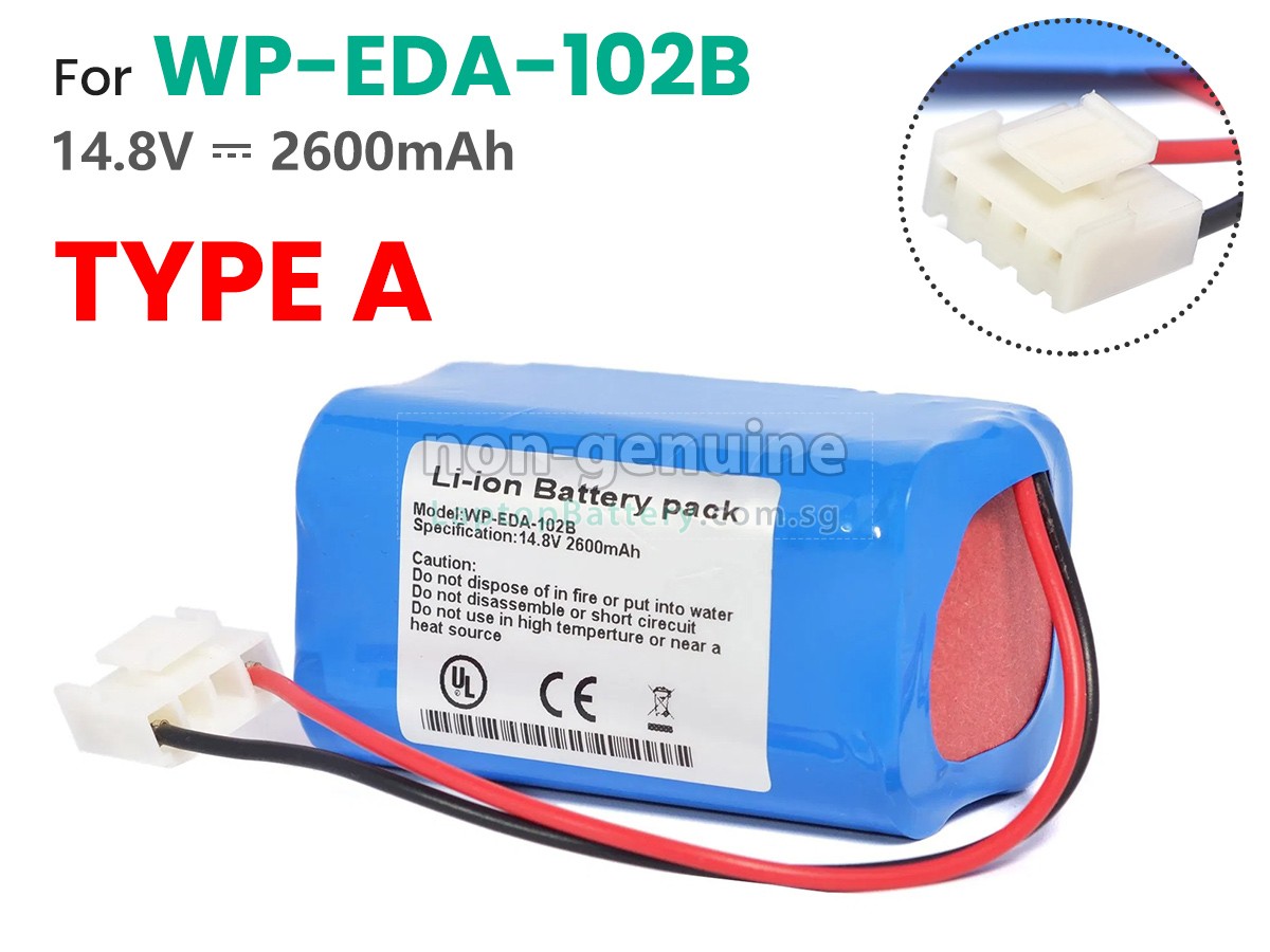replacement KADEY YASEN WP-EDA-102B battery