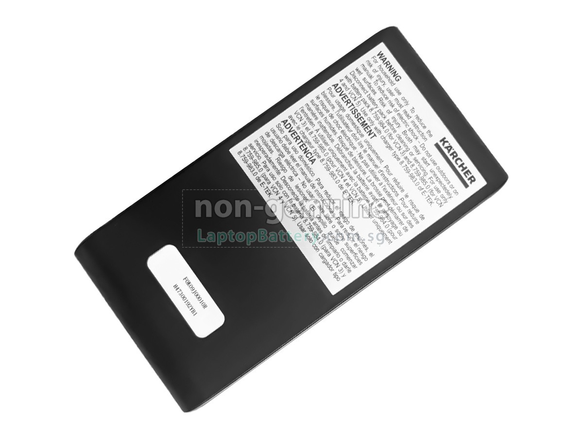 replacement Karcher 1.012-910.0 battery