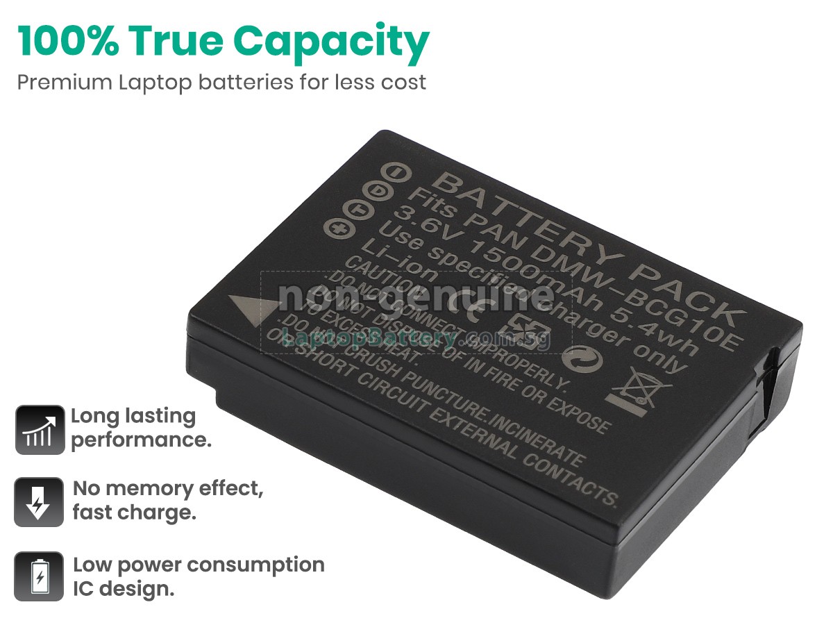 replacement Leica V-LUX 20 battery