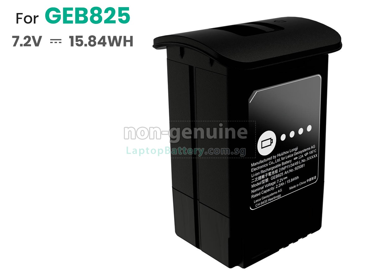 replacement Leica GEB825 battery