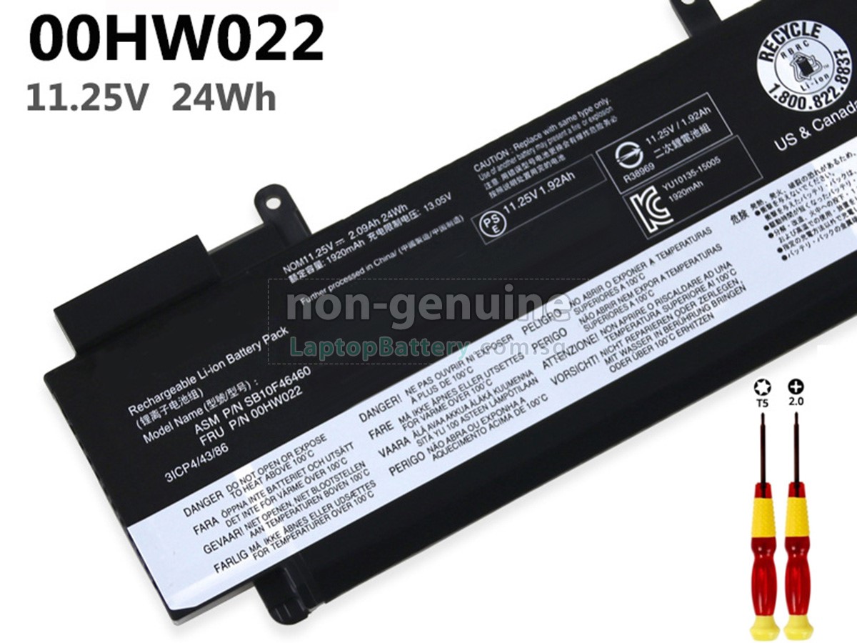 Lenovo t470s аккумулятор