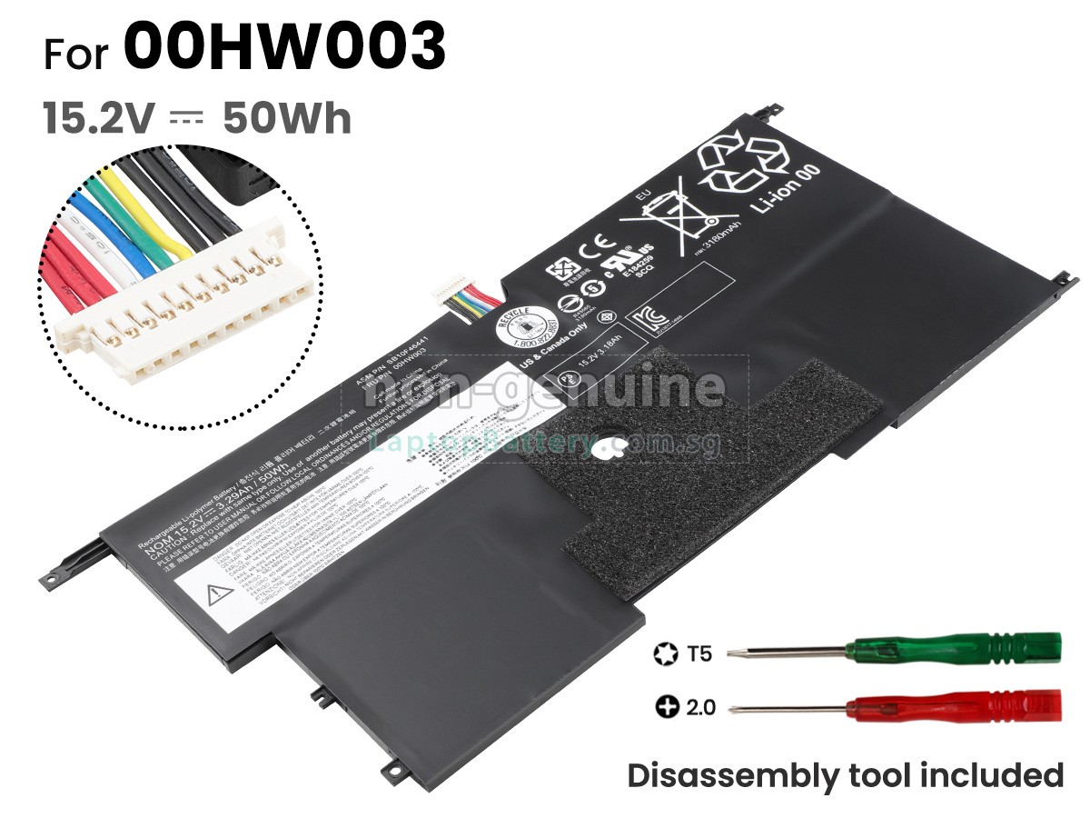 replacement Lenovo ThinkPad X1 CARBON GEN 3 battery