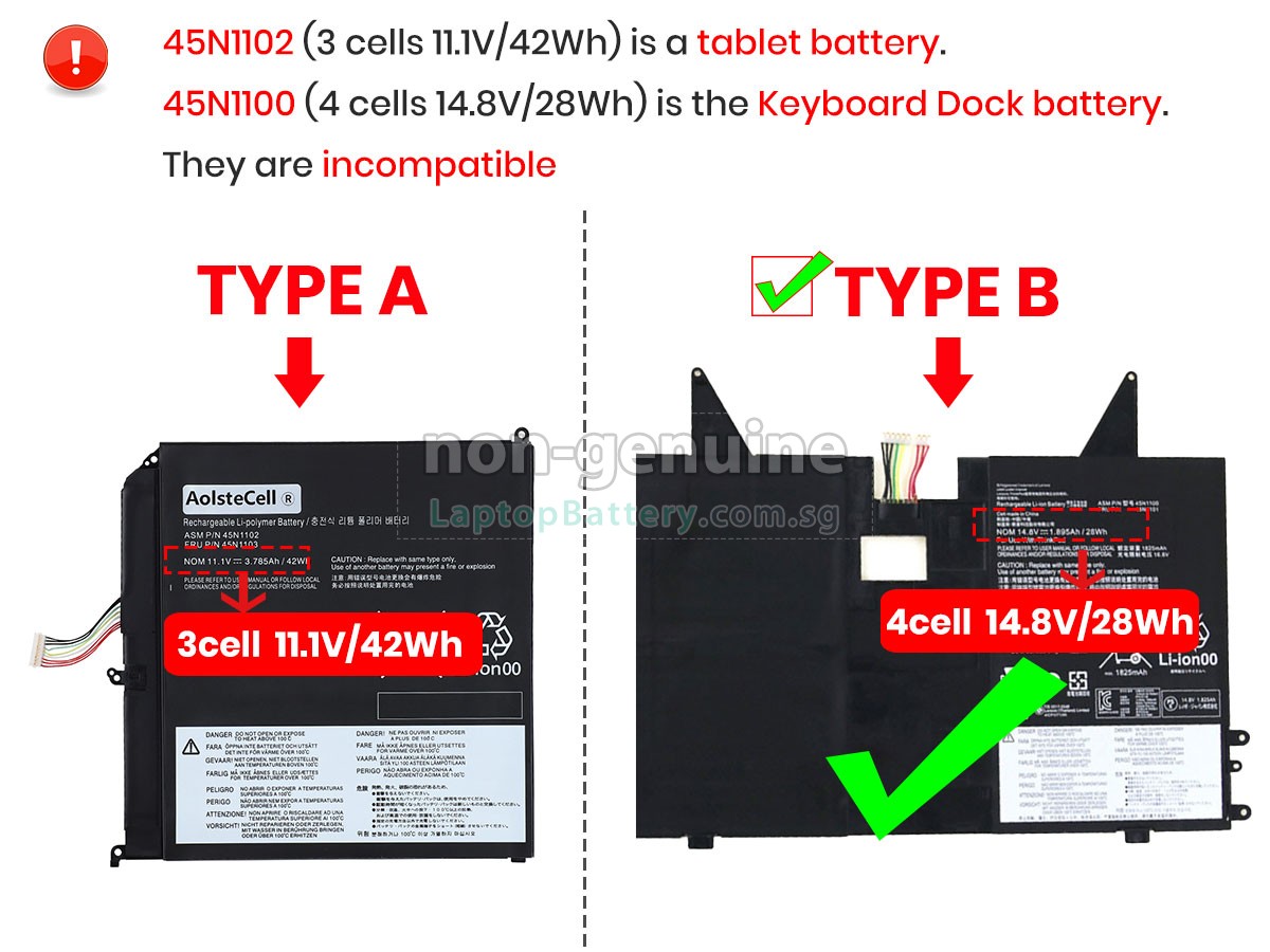 replacement Lenovo ThinkPad HELIX 3702-5KU battery