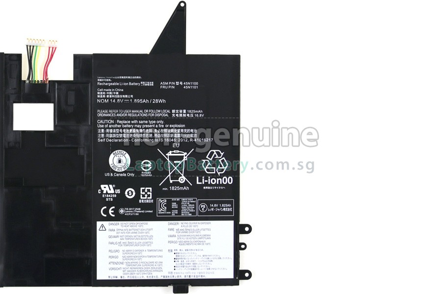 replacement Lenovo ThinkPad HELIX 3702-5KU battery