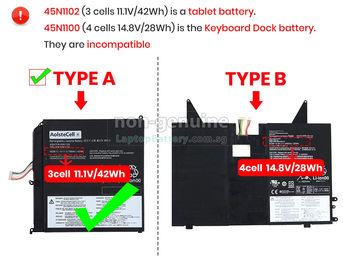 replacement Lenovo ThinkPad HELIX 3702-5KU battery