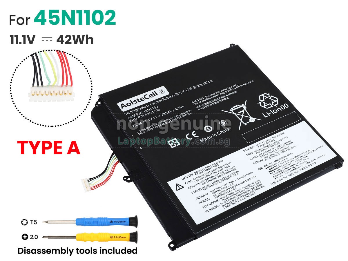 replacement Lenovo ThinkPad HELIX 3702-5KU battery