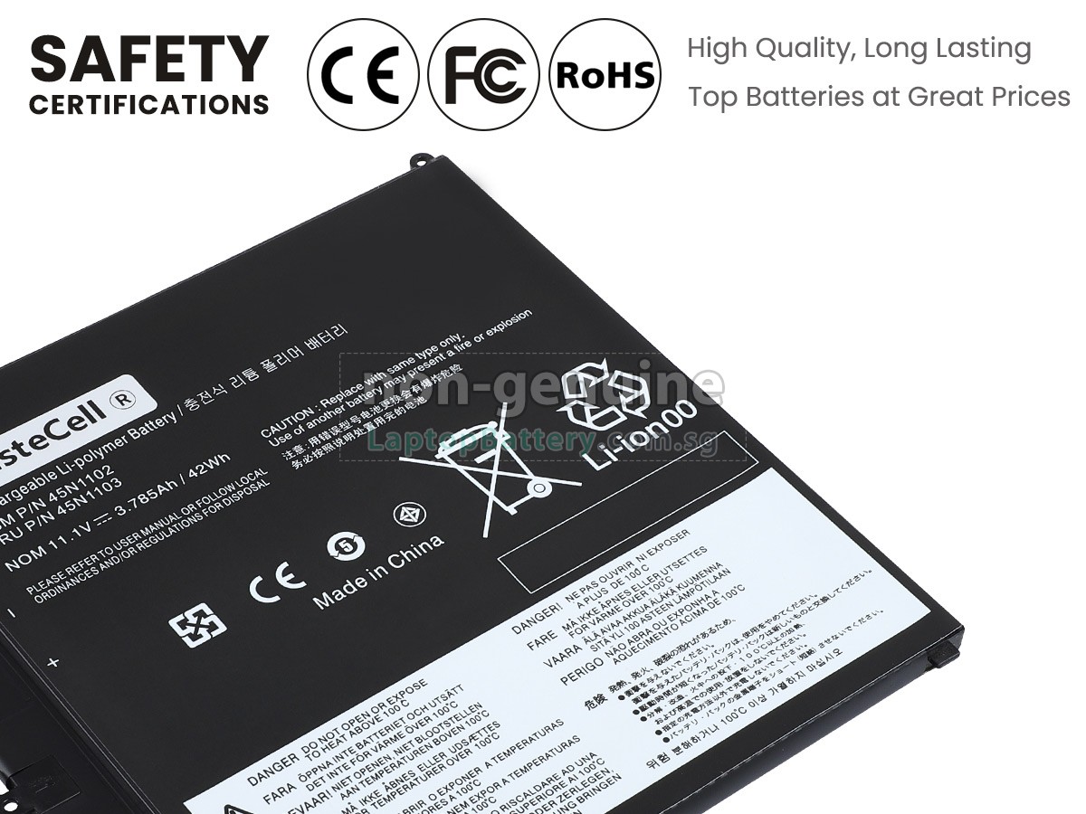 replacement Lenovo ThinkPad HELIX 3702-5KU battery