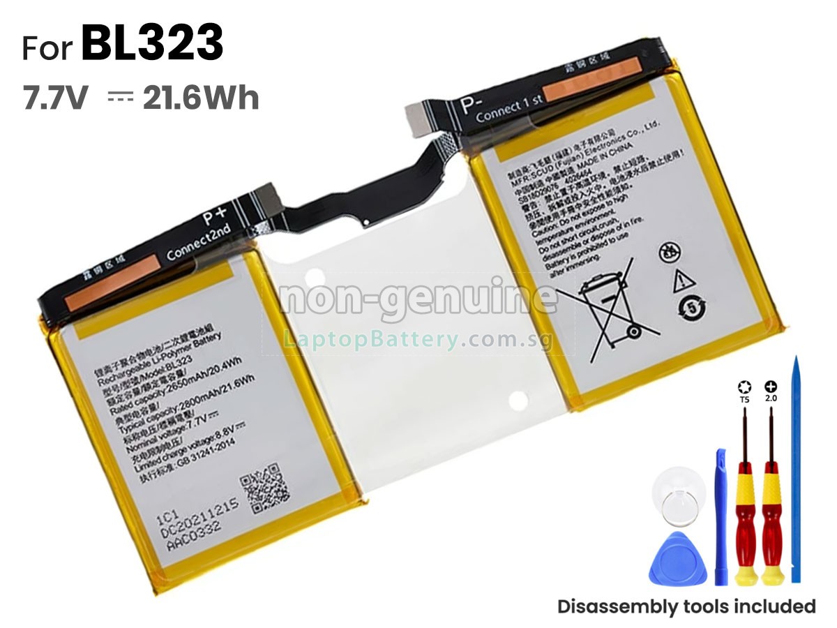 replacement Lenovo BL323 battery