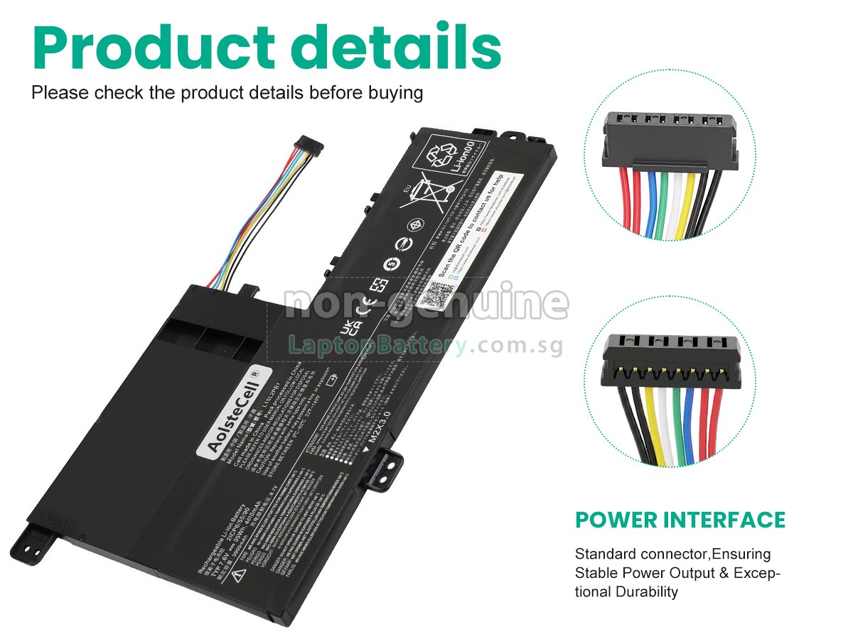 replacement Lenovo L15L2PB1 battery