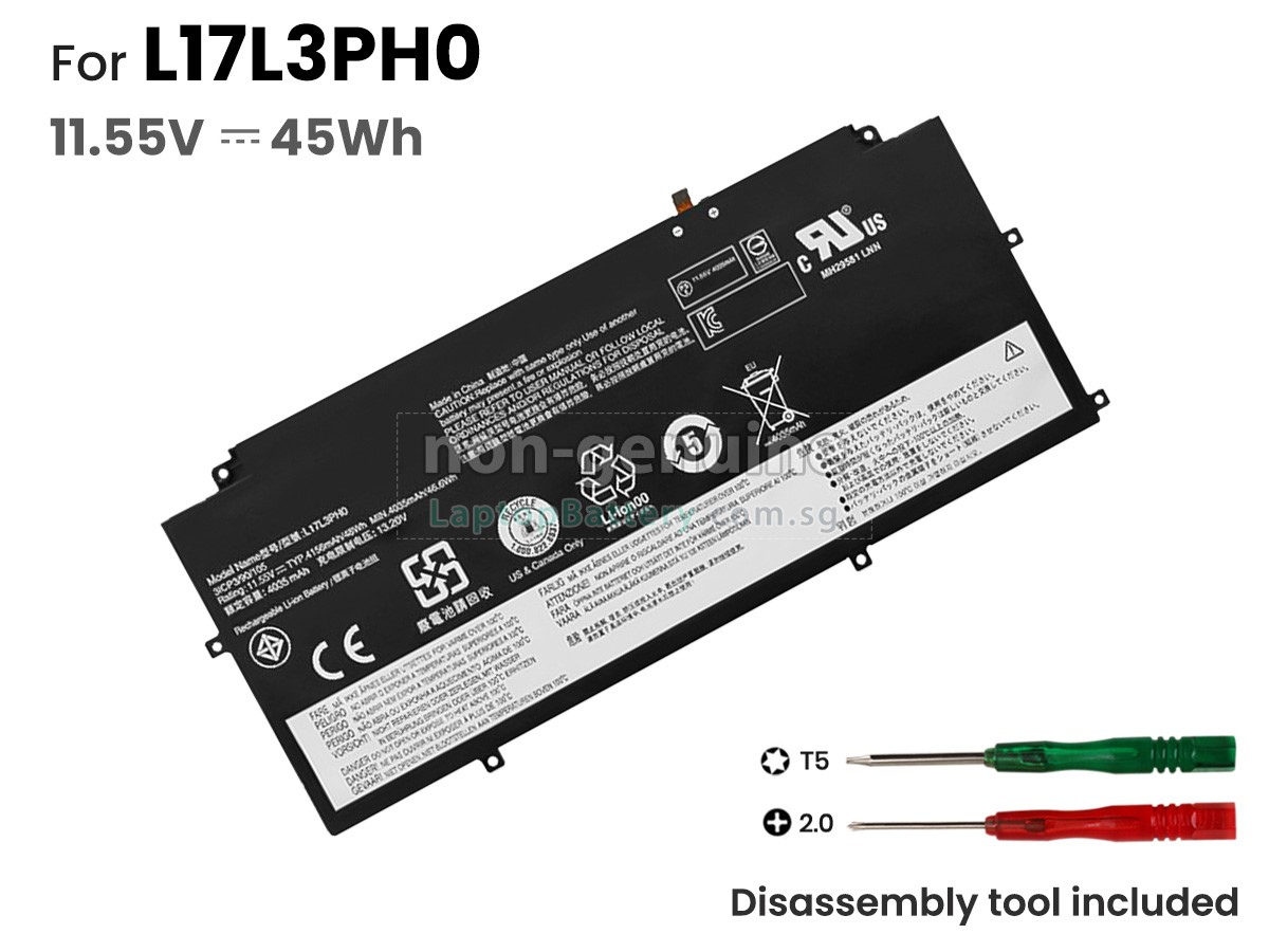 replacement Lenovo L17L3PH0 battery