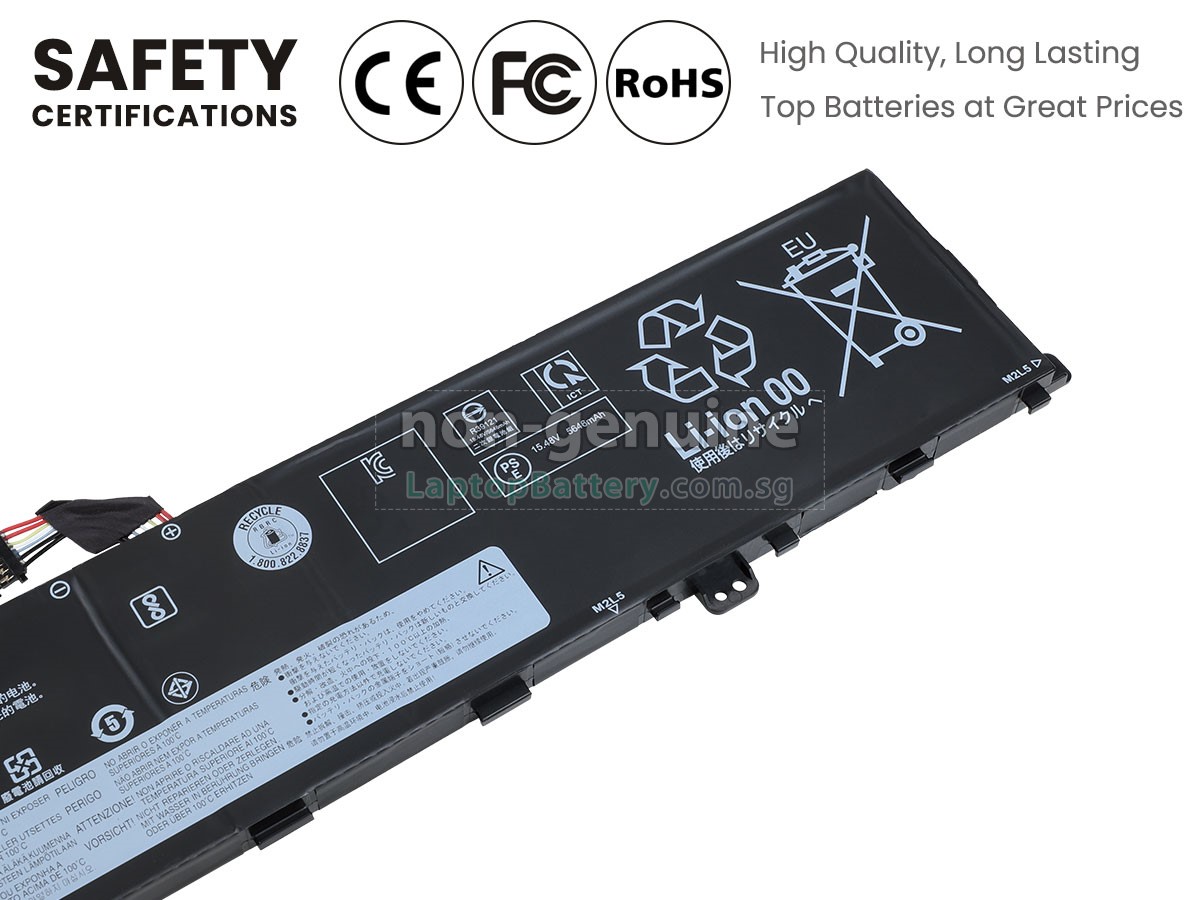 Battery for Lenovo ThinkPad X1 EXTREME GEN 420Y5007AGP,replacement