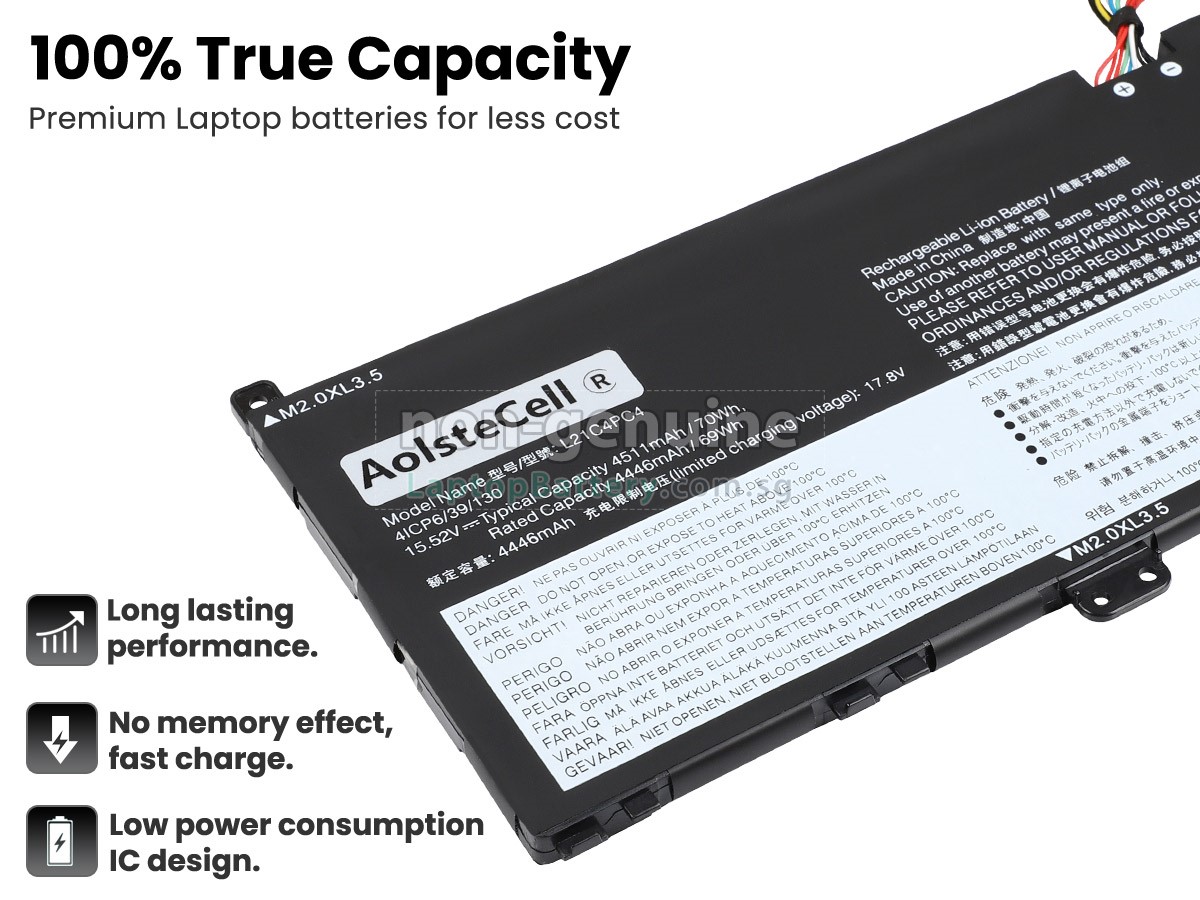 replacement Lenovo YOGA SLIM 7 PROX 14IAH7-82TK0076MX battery