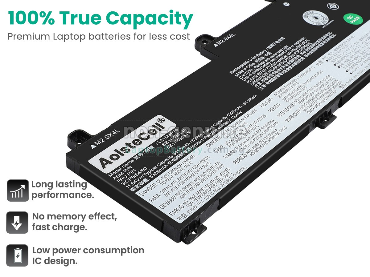 replacement Lenovo 5B10W51908 battery
