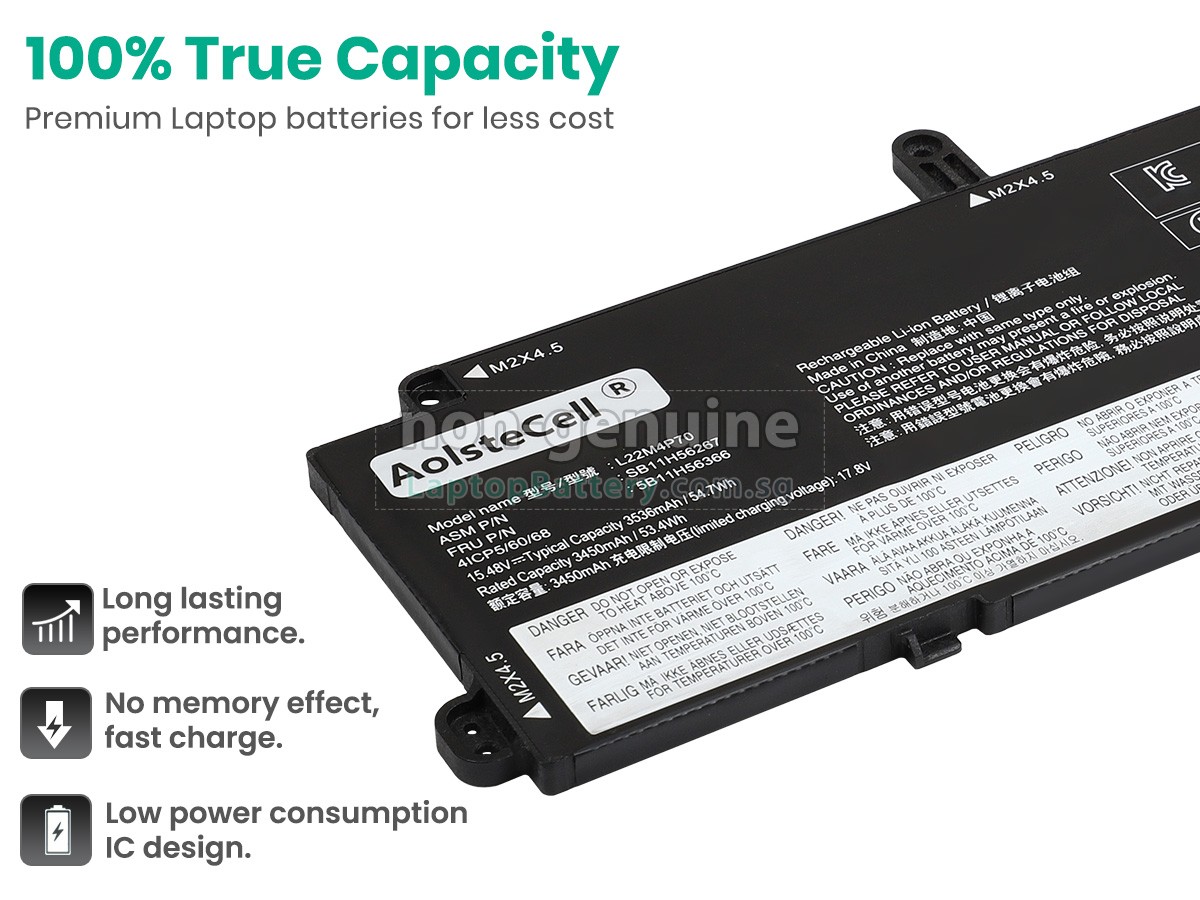 replacement Lenovo L22M4P70 battery