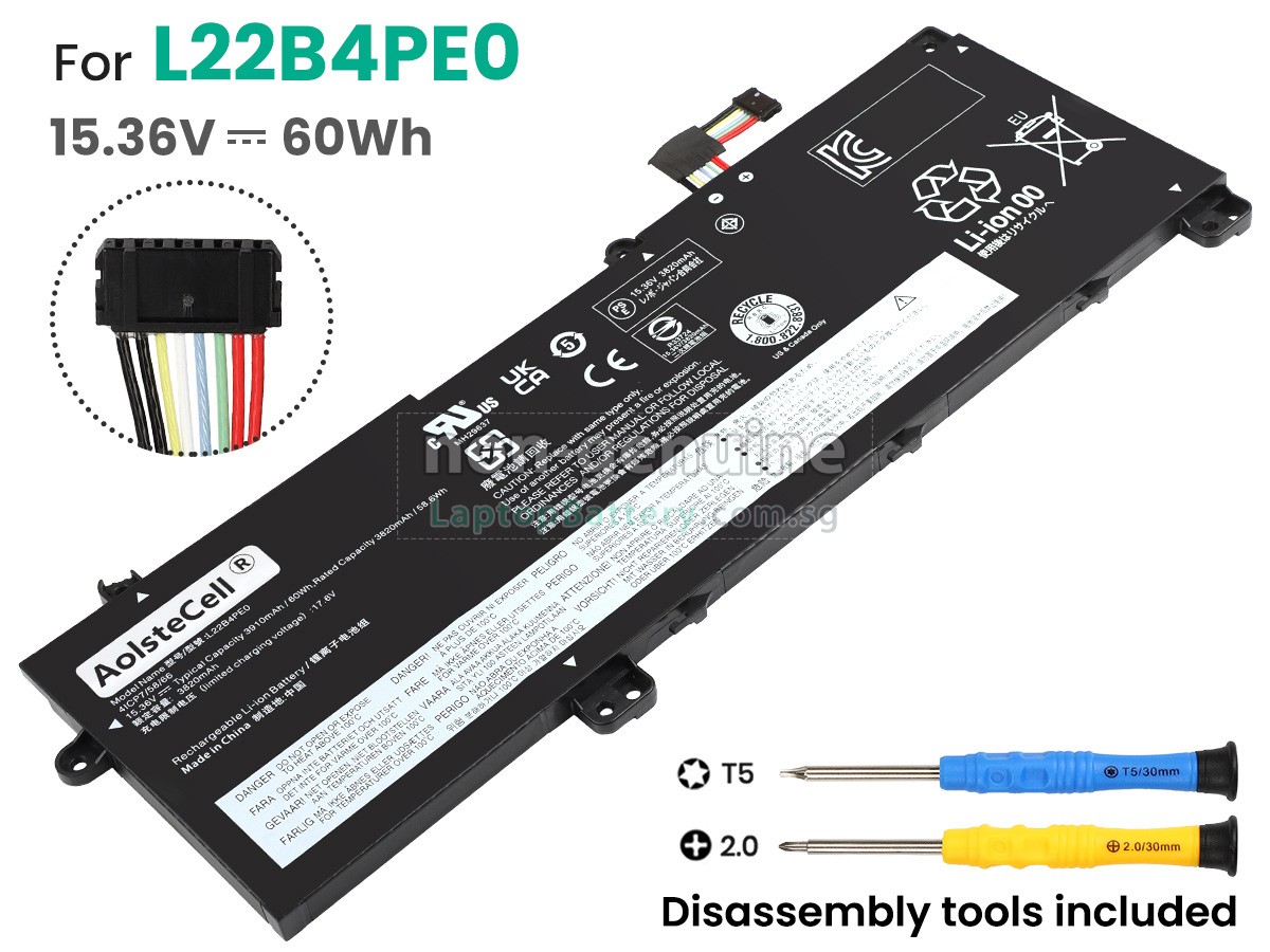 replacement Lenovo 5B11N47446 battery