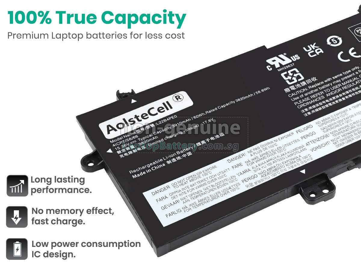 replacement Lenovo 5B11N47446 battery