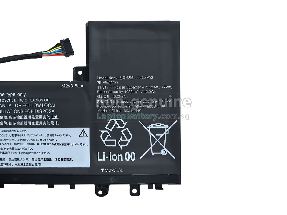 replacement Lenovo IdeaPad SLIM 5 14ABR8-82XE003FMX battery