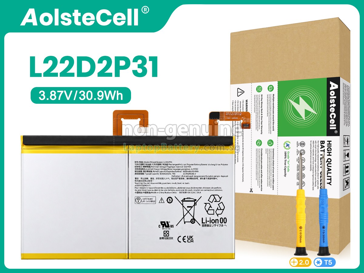 replacement Lenovo L22D2P31 battery