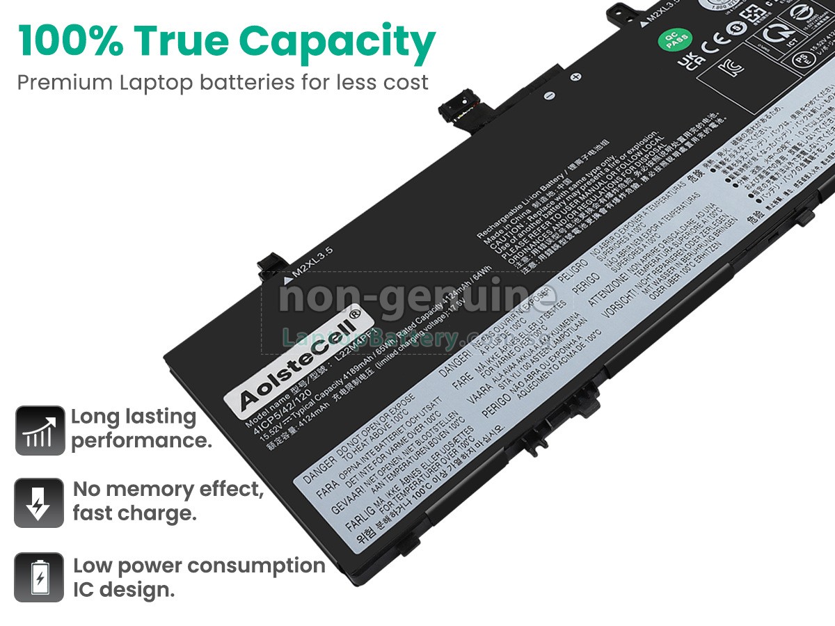 replacement Lenovo YOGA SLIM 6 14IAP8-82WU009CUK battery