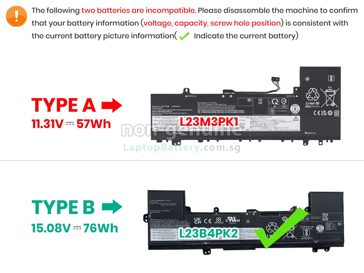 replacement Lenovo ThinkPad L14 GEN 5-21L2S83D00 battery
