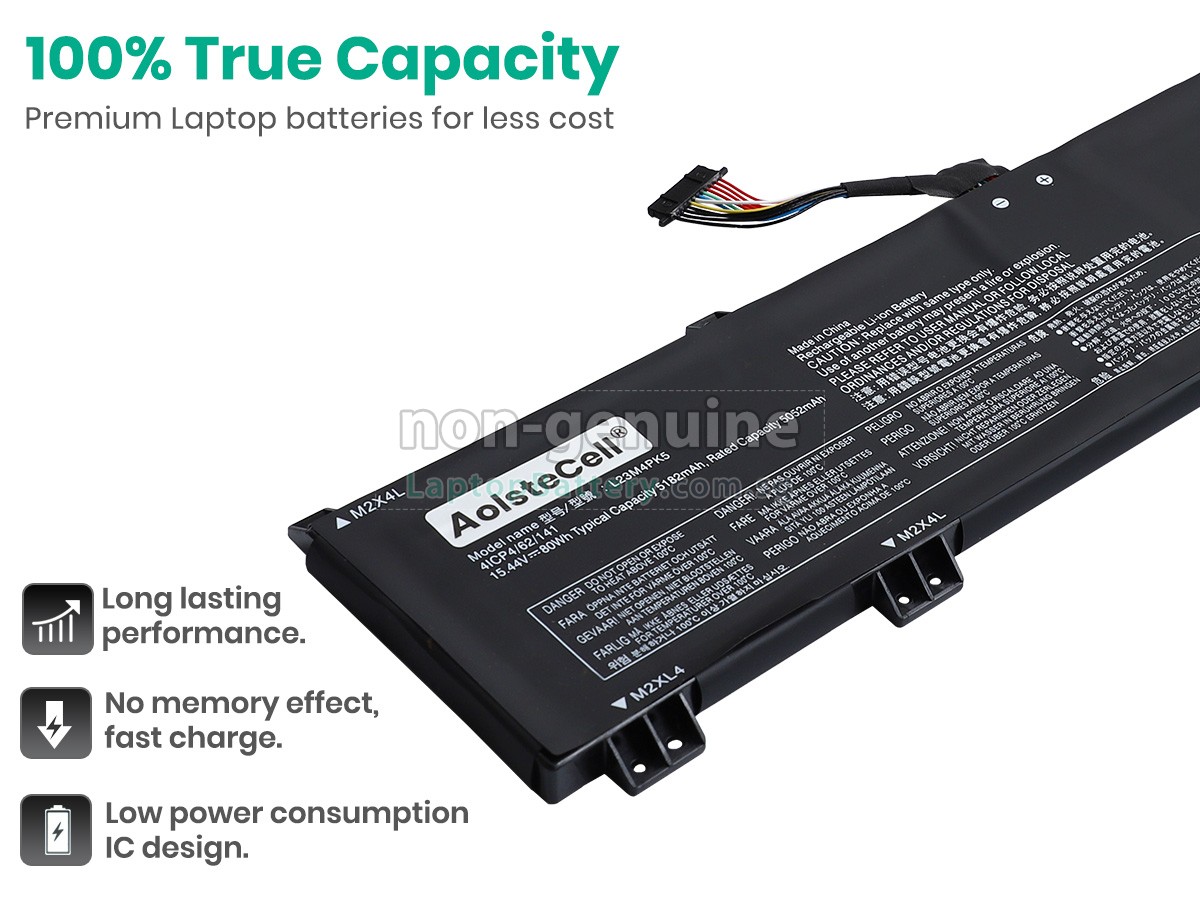 replacement Lenovo LEGION 5 16IRX9-83DG0000UK battery