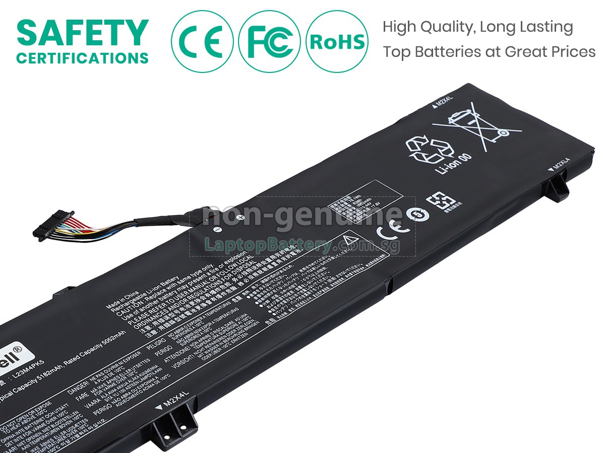 replacement Lenovo LEGION 5 16IRX9-83DG0000UK battery